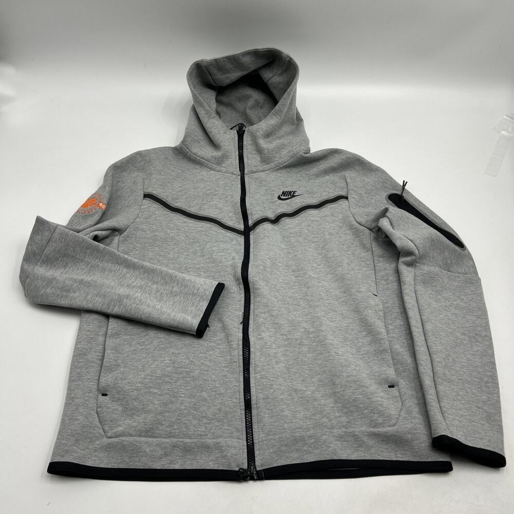 CLEMSON TIGERS Nike Tech Fleece Hoodie Men's Size L Gray Sportswear CU4489-063